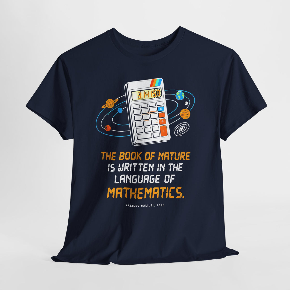 Galileo Language of Mathematics T-shirt – Donkey Talk graphic tee