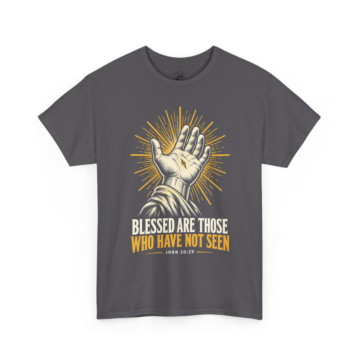 Blessed Are Those Who Have Not Seen T-shirt – Donkey Talk graphic tee