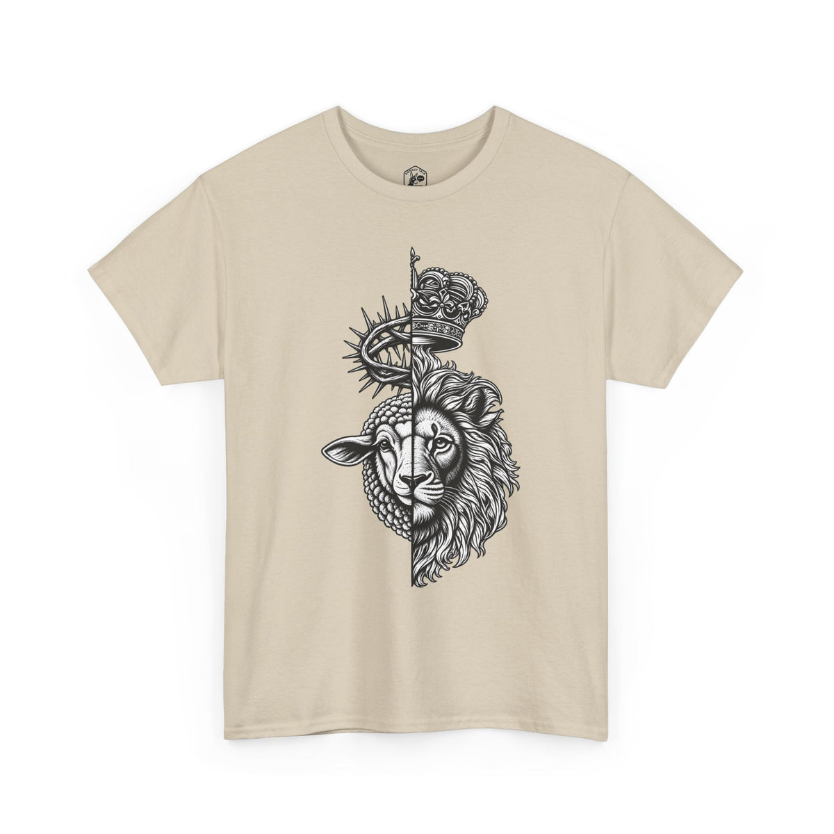 T-shirt chrétien Lion & Agneau | T-shirt graphique de foi audacieuse