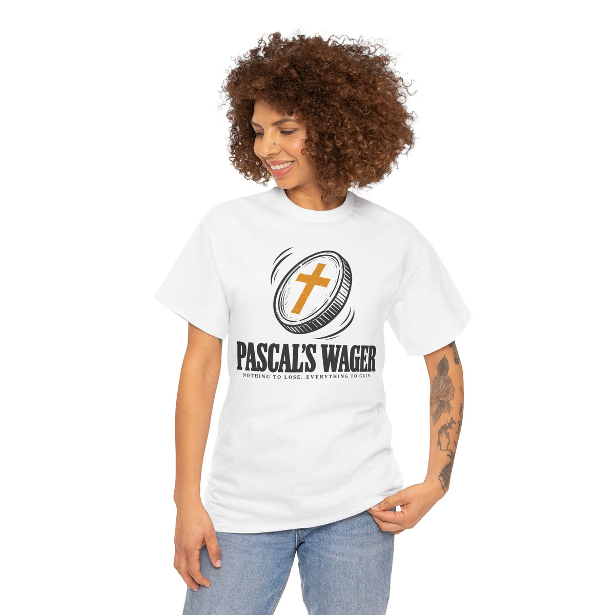 Pascal's Wager Nothing to Lose T-shirt – Donkey Talk graphic tee