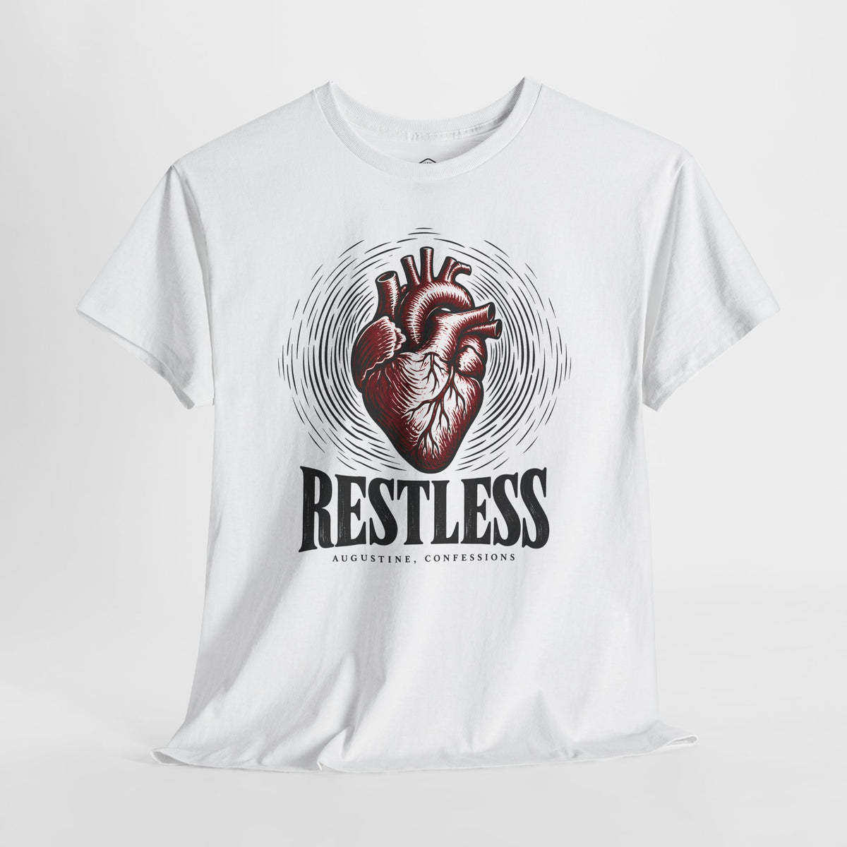 Restless Heart Augustine T-shirt – Donkey Talk graphic tee