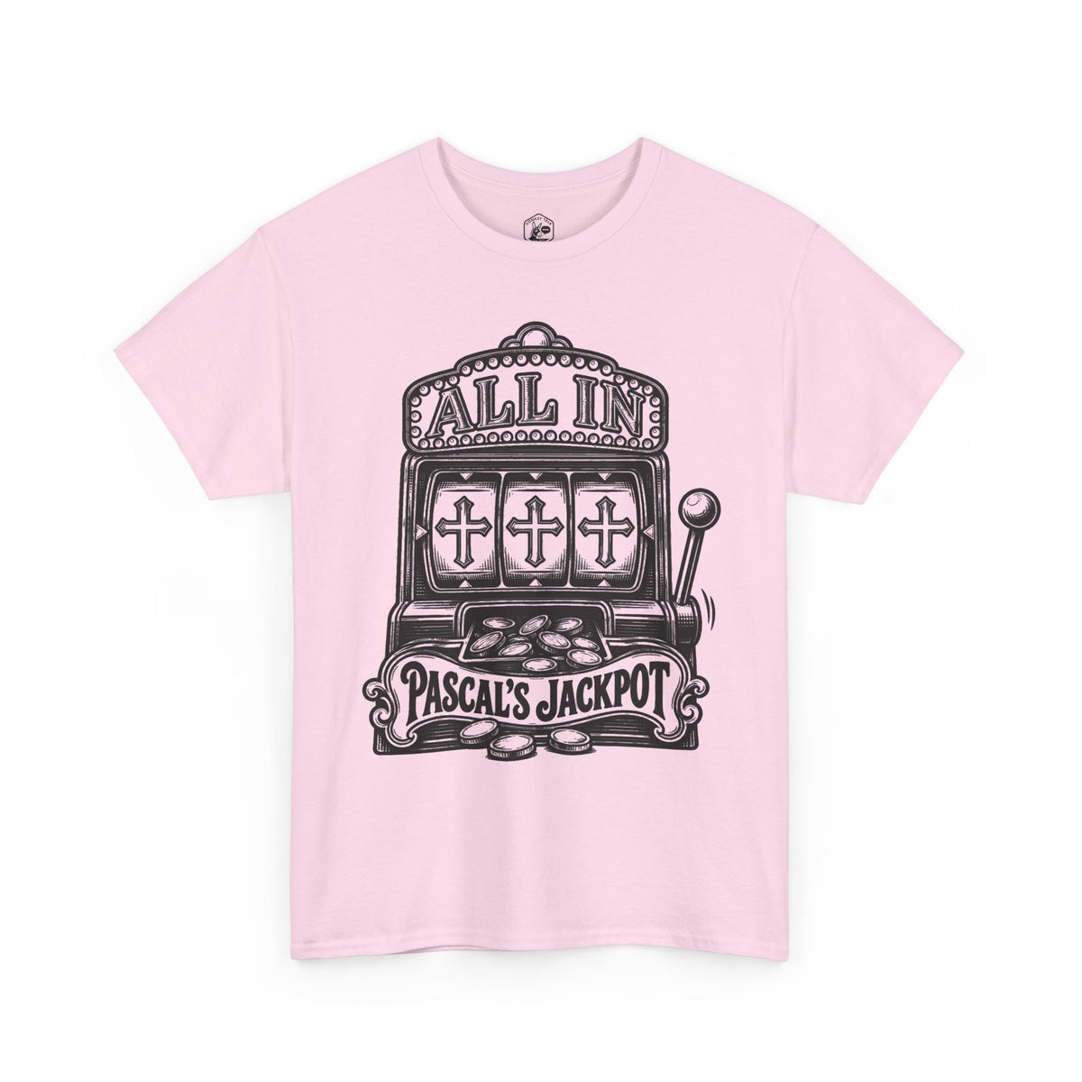 Pascal's Jackpot Slot Machine T-shirt – Donkey Talk graphic tee