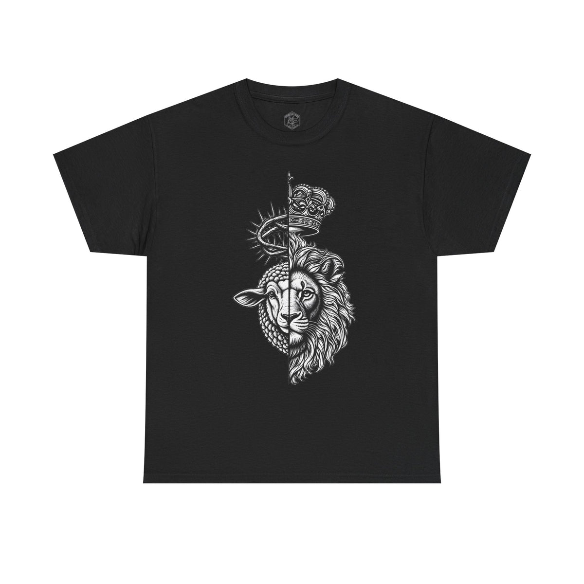 T-shirt chrétien Lion & Agneau | T-shirt graphique de foi audacieuse