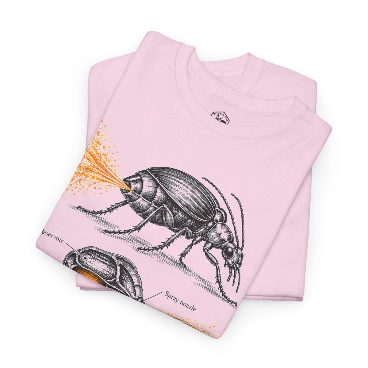 Bombardier Beetle Engraving T-shirt – Donkey Talk graphic tee