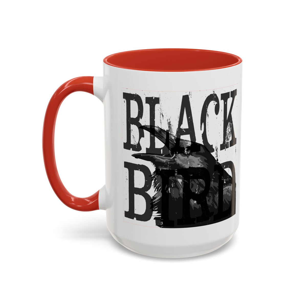 The Raven accent coffee mug – Donkey Talk ceramic mug