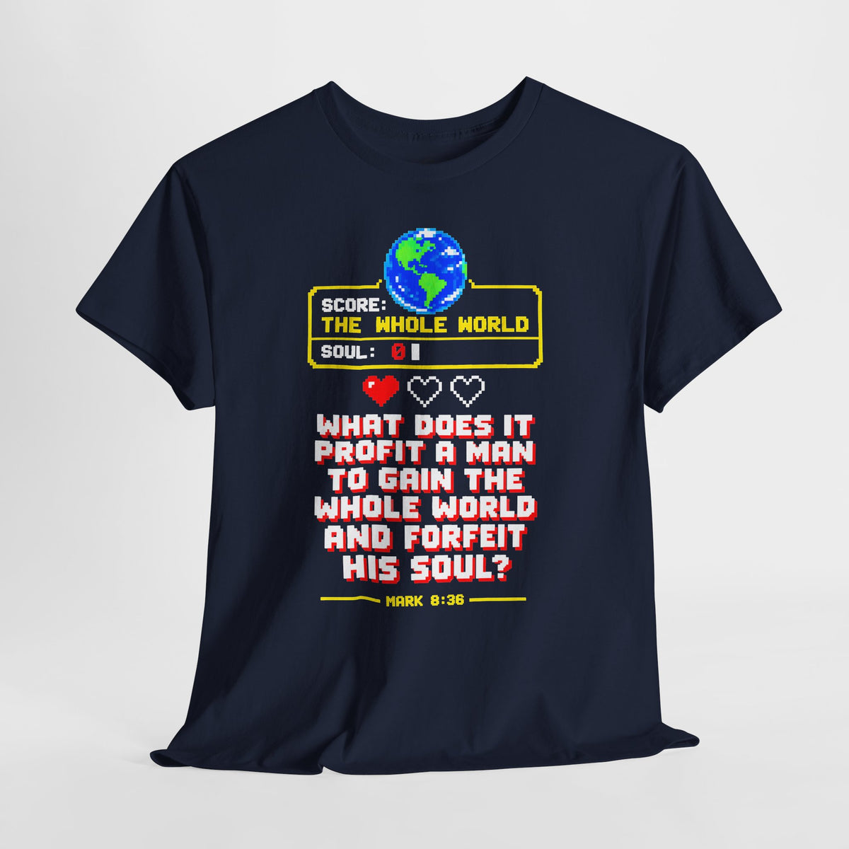 Gain the World Arcade High Score T-shirt – Donkey Talk graphic tee