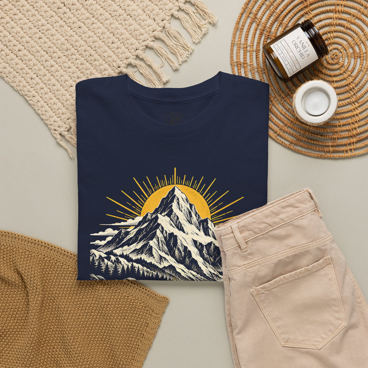 Faith Moves Mountains T-Shirt | Matthew 17:20 Christian Graphic Tee