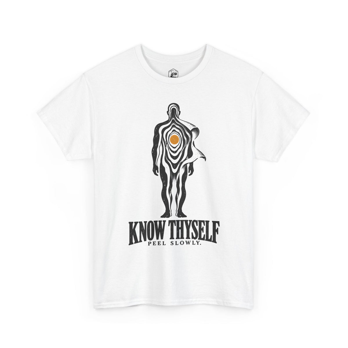 Know Thyself Peel Slowly T-shirt – Donkey Talk graphic tee