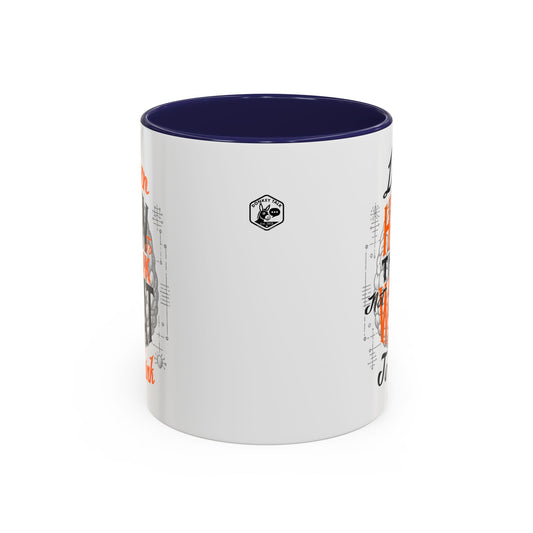 Accent Coffee Mug - "Learn How to Think, Not What to Think" Inspirational Quote Mug