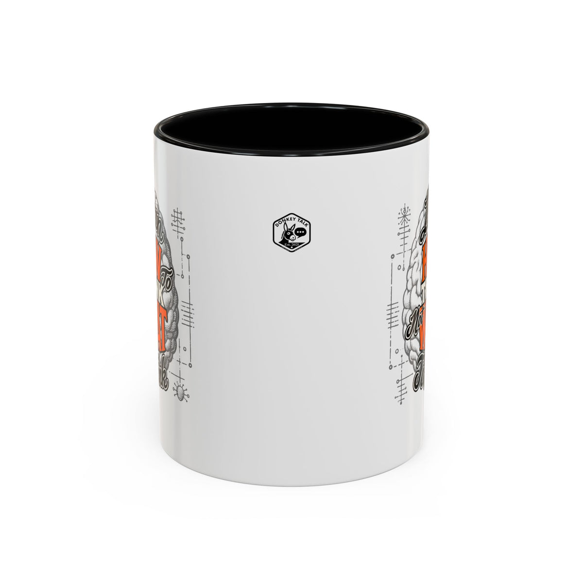 Taza de café con acento: "Aprende a pensar, no qué pensar", taza con frase inspiradora
