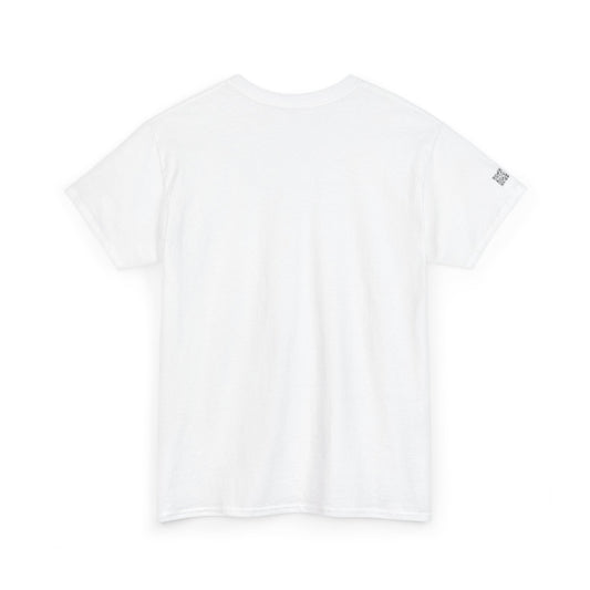 Inspirational Unisex Heavy Cotton Tee - 'Faith Over Fear'- White