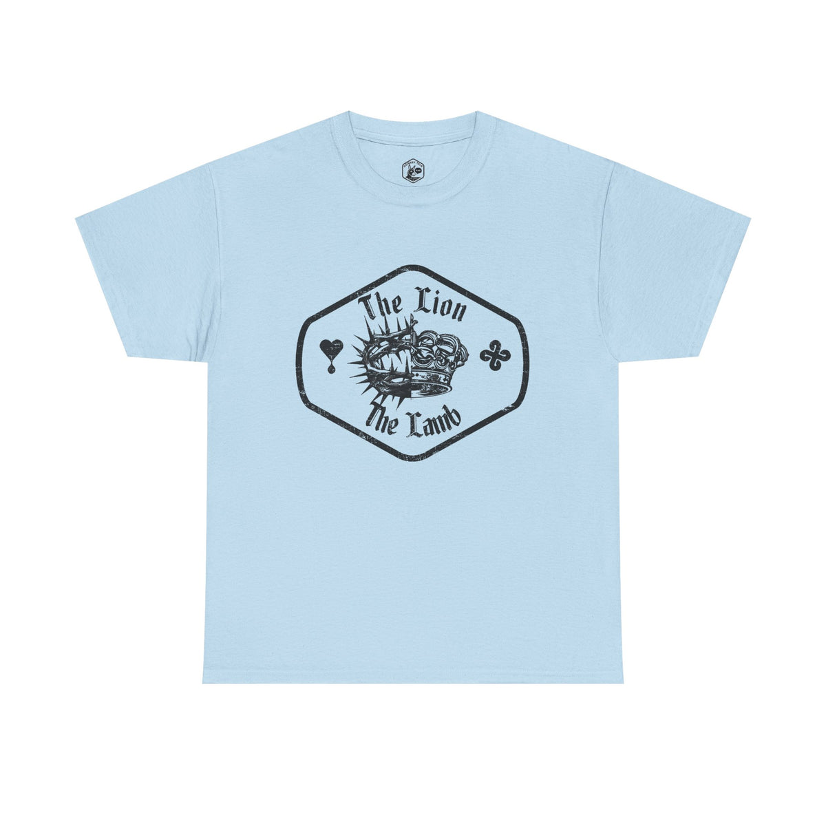 The Lion and The Lamb Christian graphic tee – Donkey Talk