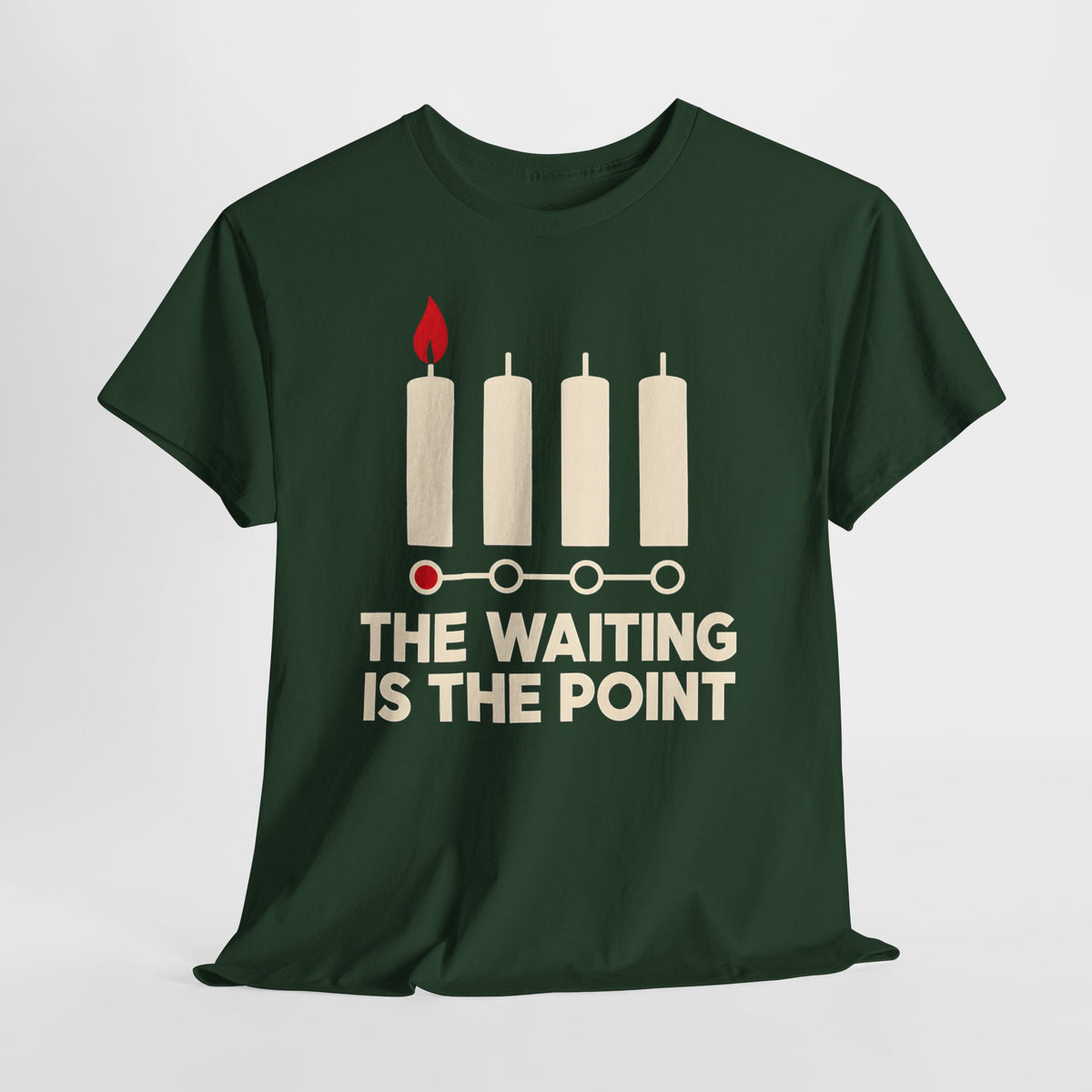 The Waiting Is the Point Advent T-shirt – Donkey Talk graphic tee