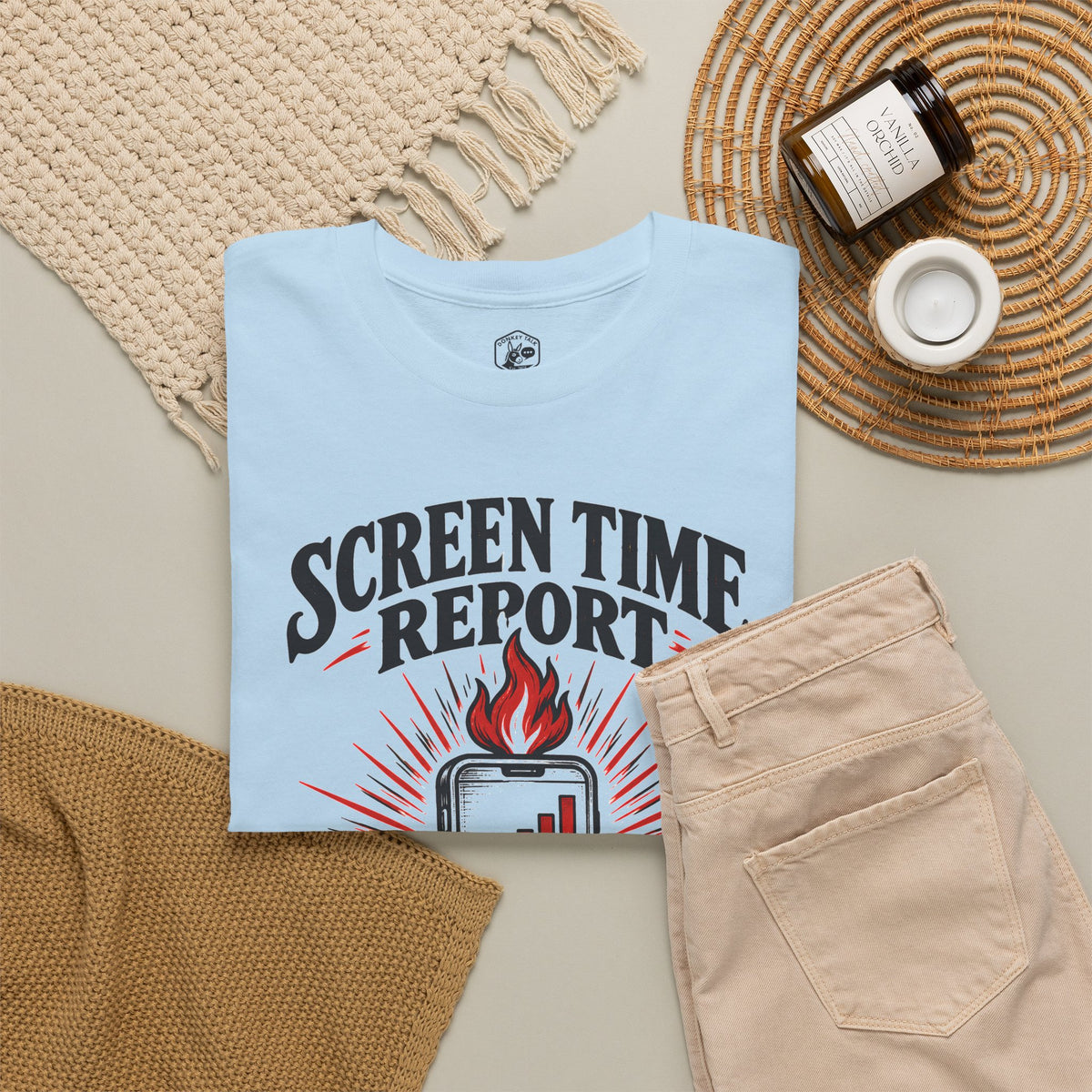 Screen Time Report Father I Have Sinned T-shirt – Donkey Talk graphic tee