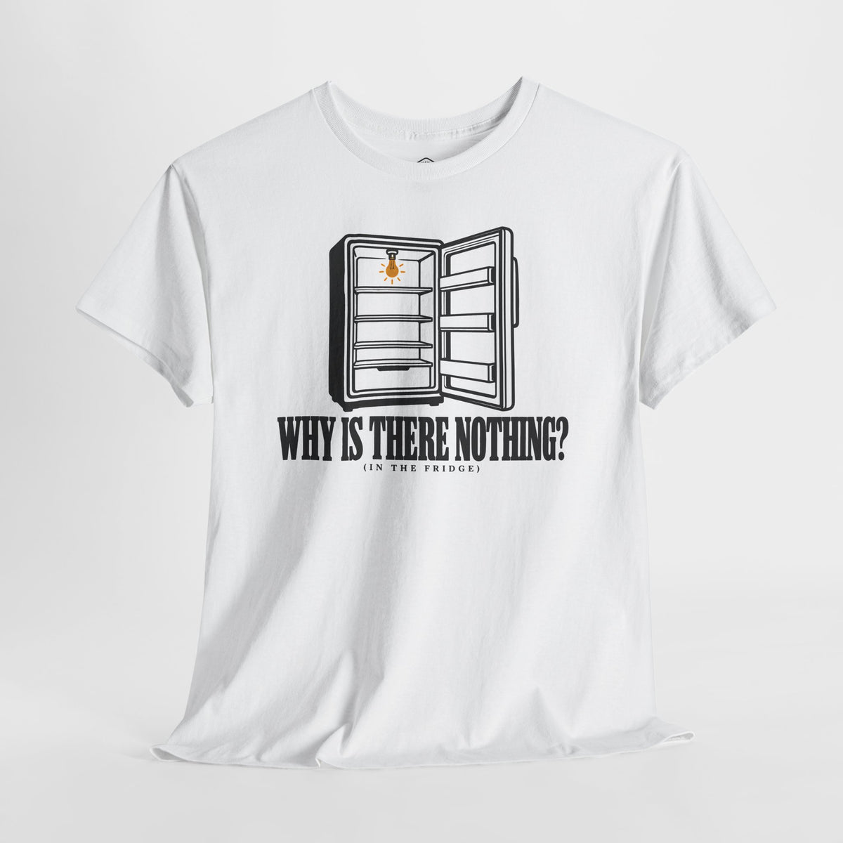 Why Is There Nothing in the Fridge T-shirt – Donkey Talk graphic tee