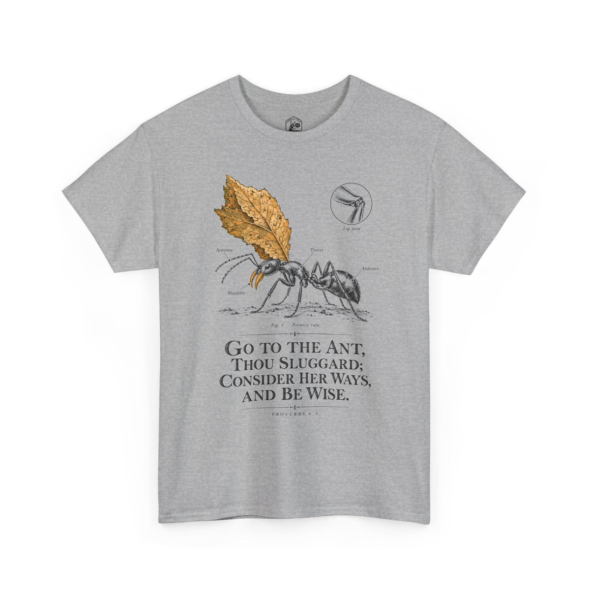 Go to the Ant Engraving T-shirt – Donkey Talk graphic tee