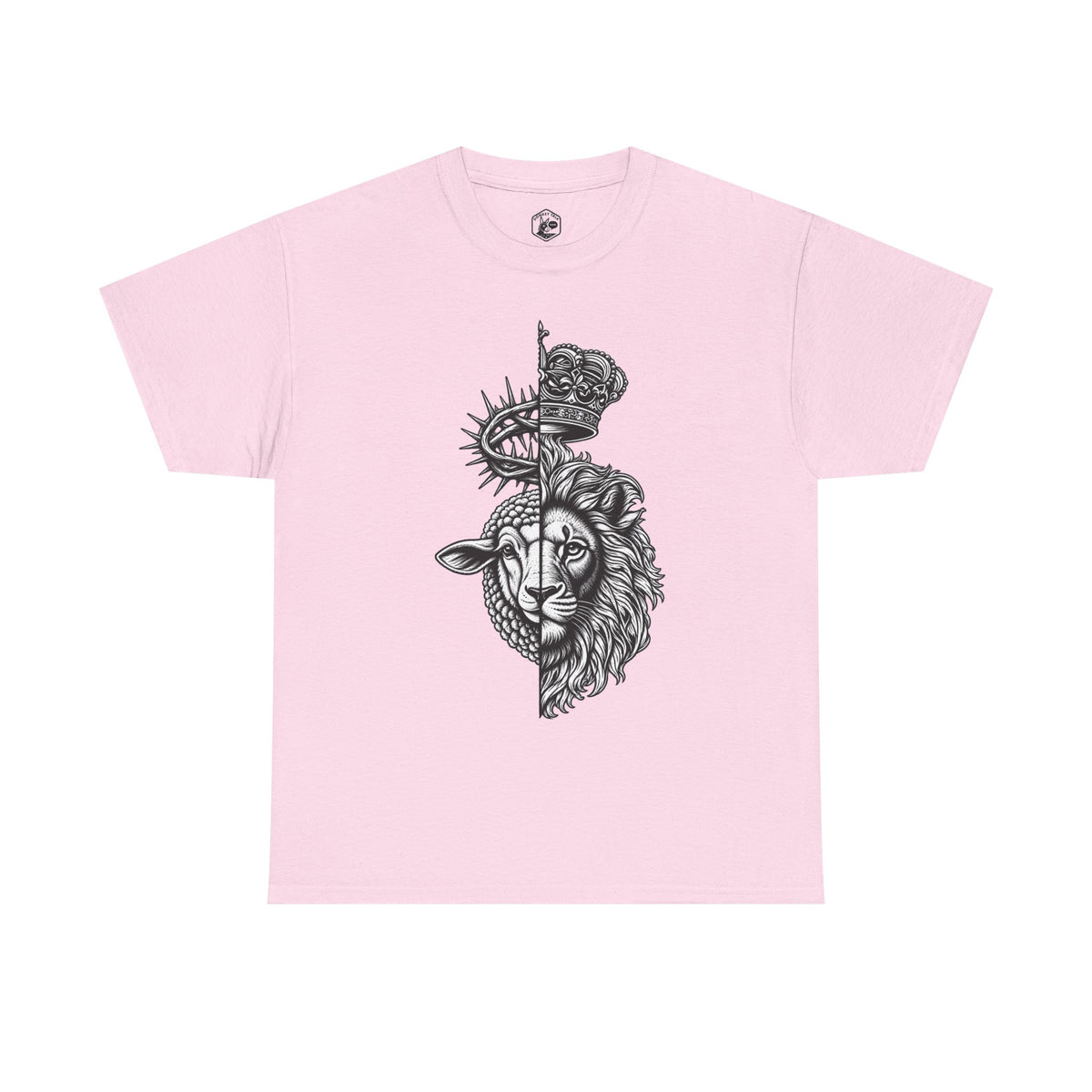 T-shirt chrétien Lion & Agneau | T-shirt graphique de foi audacieuse