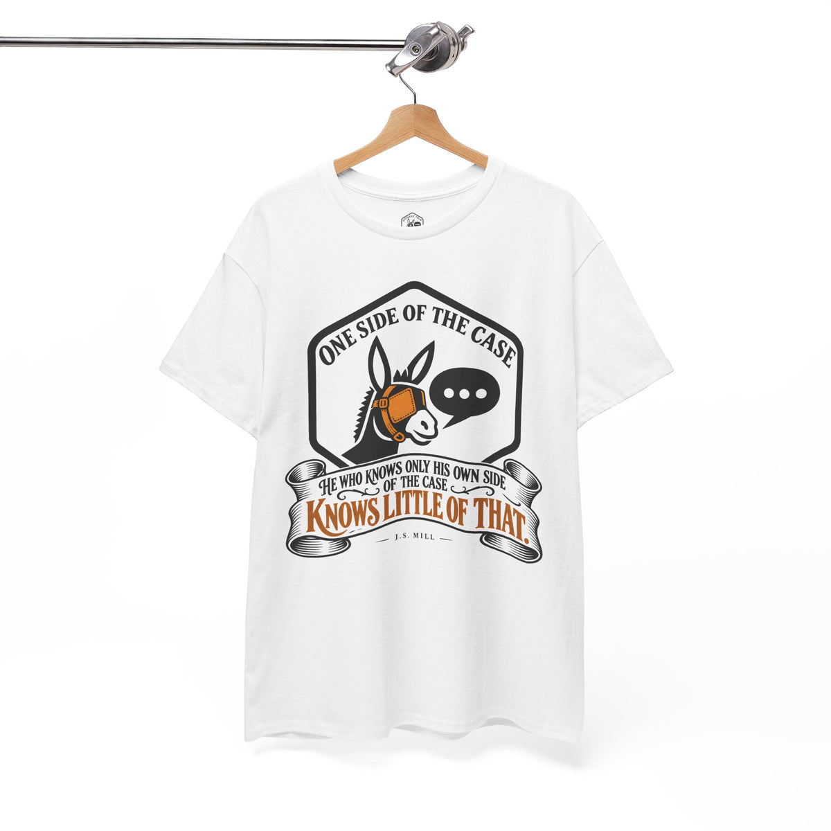J.S. Mill Donkey Only His Own Side T-shirt – Donkey Talk graphic tee