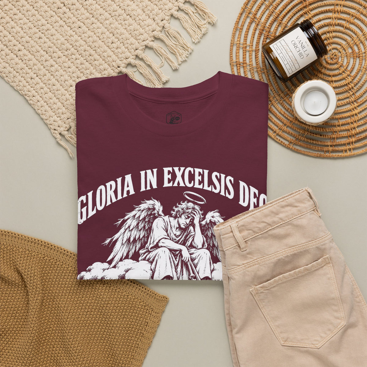 Gloria Peace on Earth Please T-shirt – Donkey Talk graphic tee