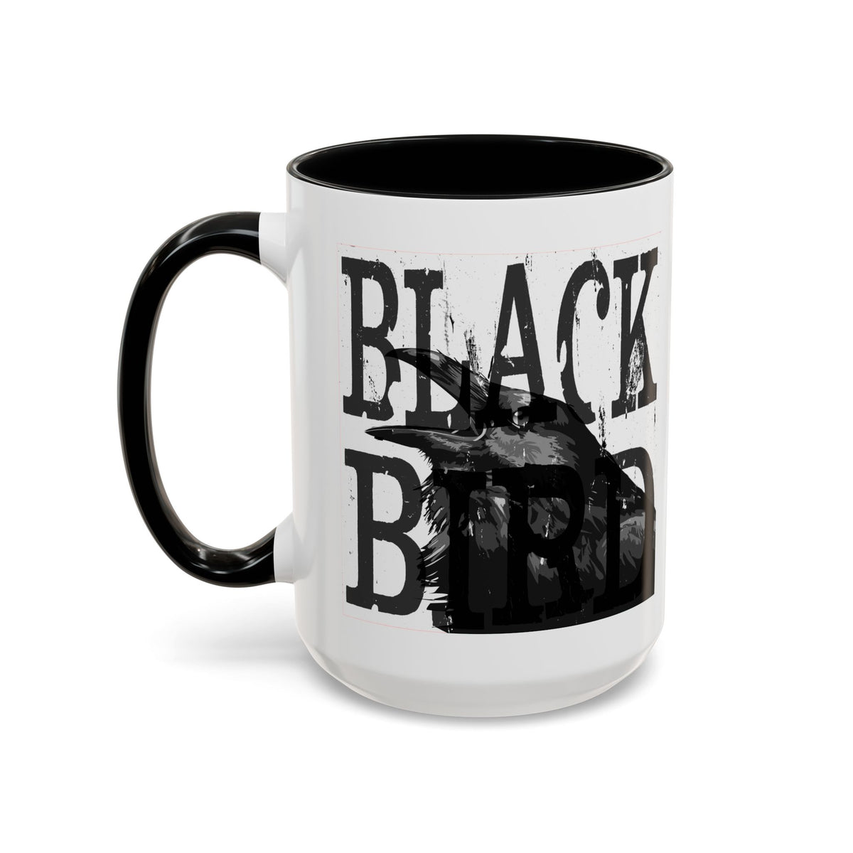 The Raven accent coffee mug – Donkey Talk ceramic mug