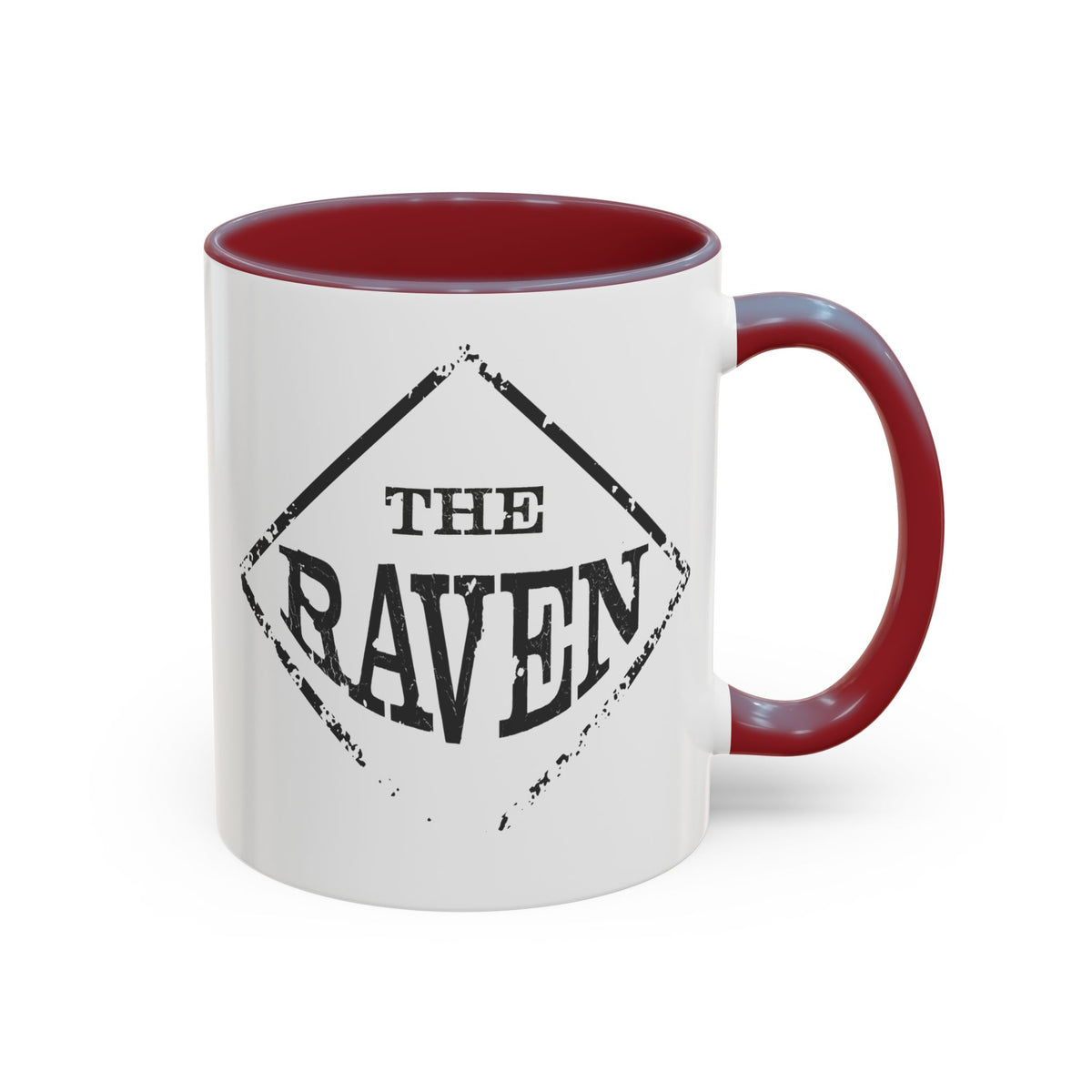 The Raven Accent Coffee Mug — Black-Trim 11/15oz