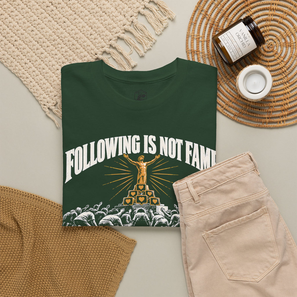Following Is Not Fame John 3:30 T-shirt – Donkey Talk graphic tee