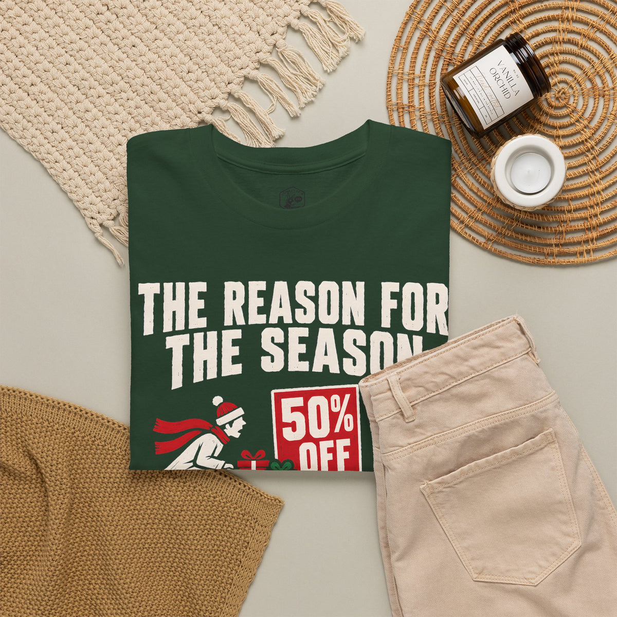 The Reason for the Season Isn't on Sale T-shirt – Donkey Talk graphic tee