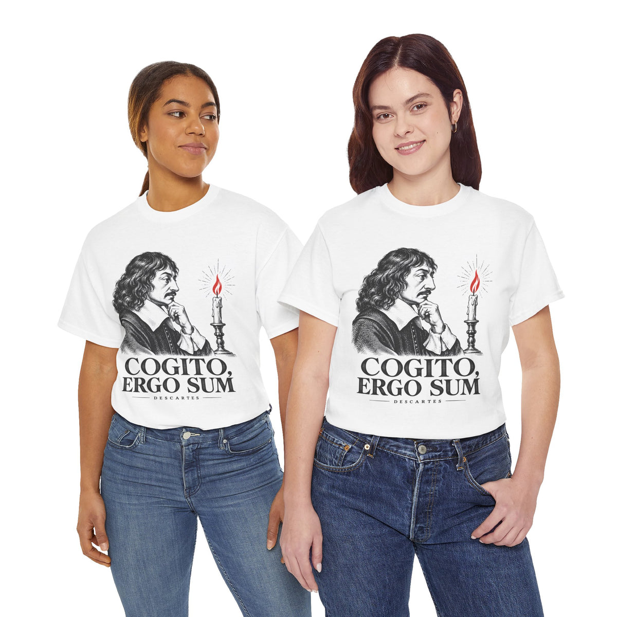 Cogito, Ergo Sum Descartes T-shirt – Donkey Talk graphic tee