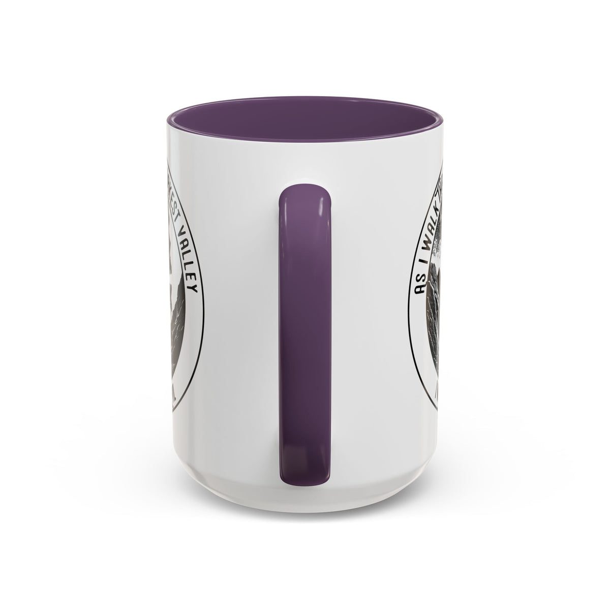 Mug Skull Valley — « Alors que je traverse la vallée de l'ombre de la mort, je ne crains aucun mal » 11/15 oz