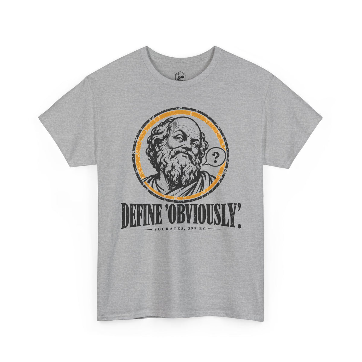Define Obviously Socrates T-shirt – Donkey Talk graphic tee