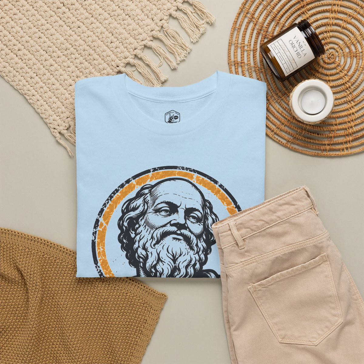 I Know That I Know Nothing Socrates T-shirt – Donkey Talk graphic tee