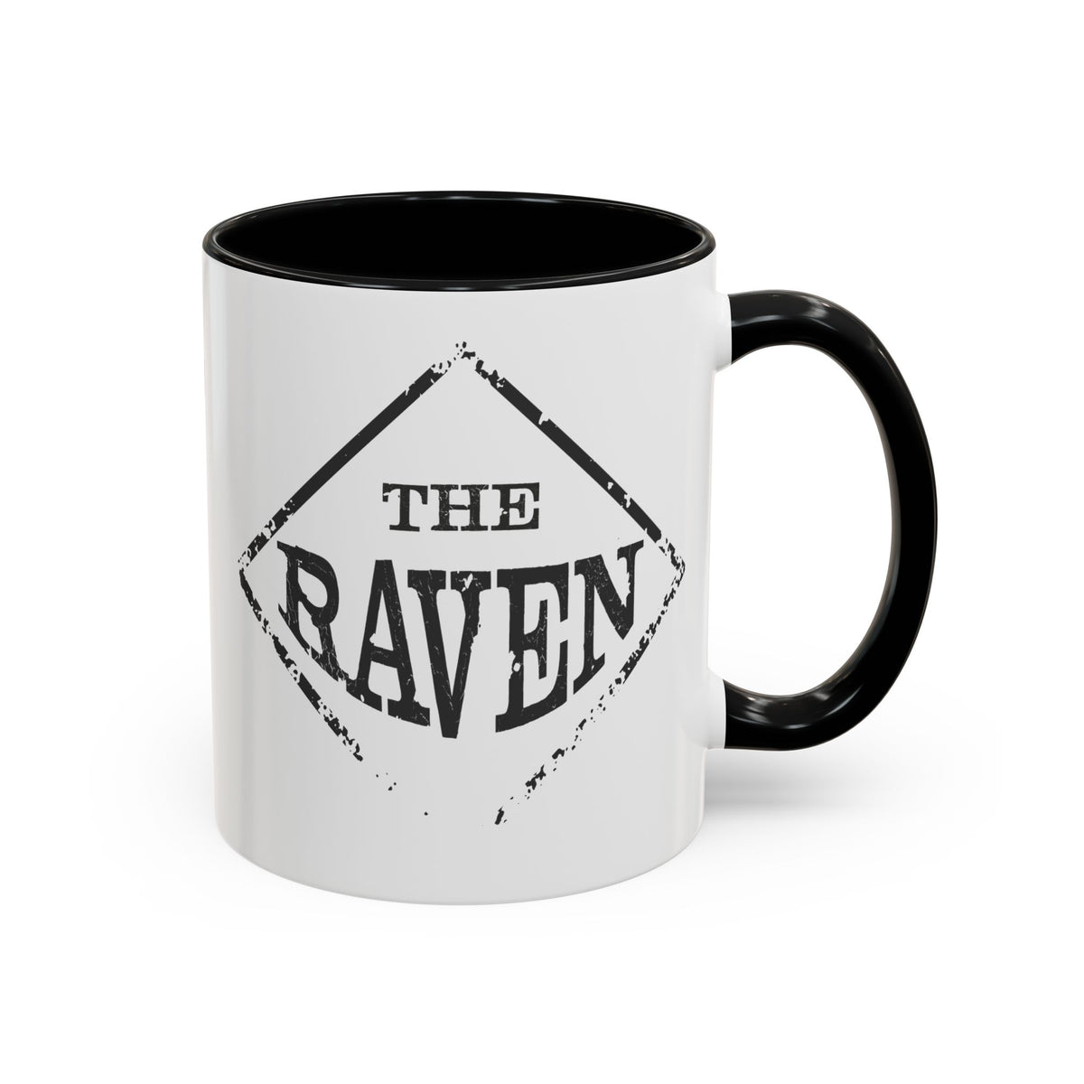 The Raven accent coffee mug – Donkey Talk ceramic mug