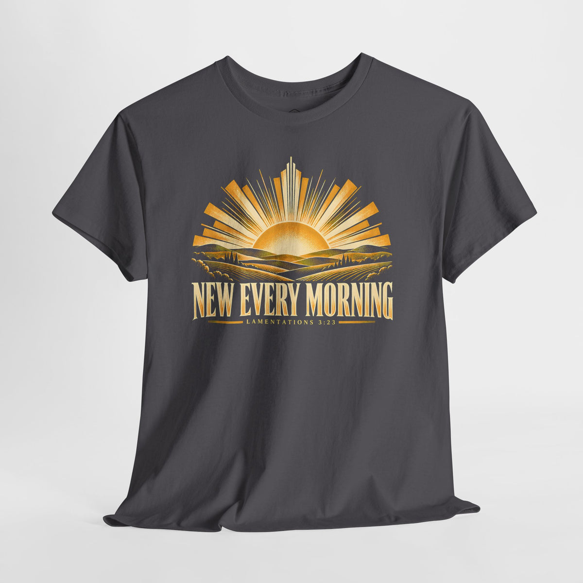 New Every Morning Lamentations 3:23 T-shirt – Donkey Talk graphic tee