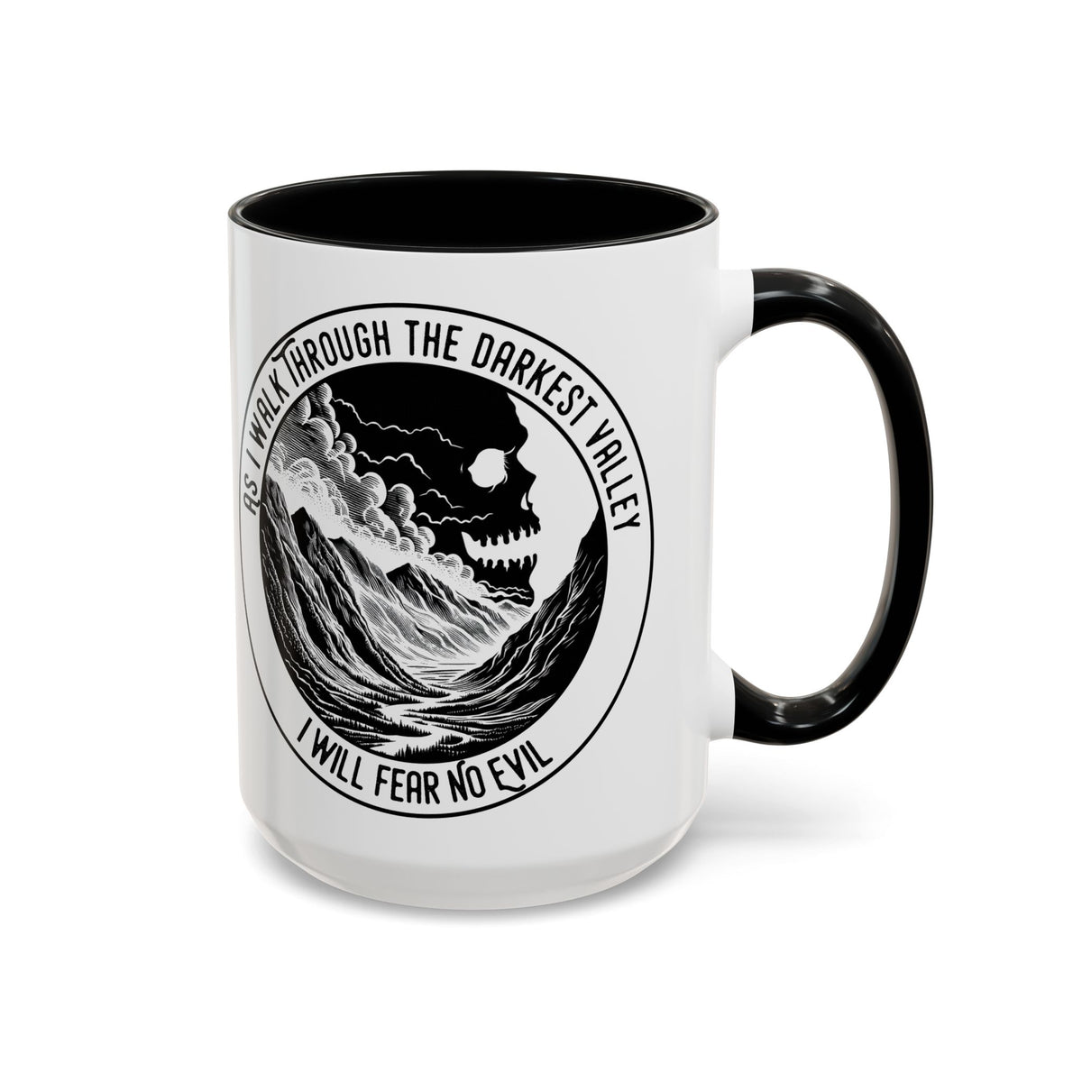 Skull Valley Fear No Evil coffee mug – Donkey Talk ceramic mug