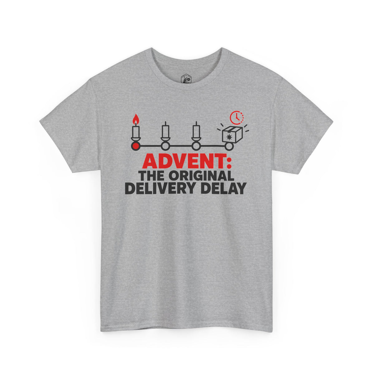 Advent The Original Delivery Delay T-shirt – Donkey Talk graphic tee