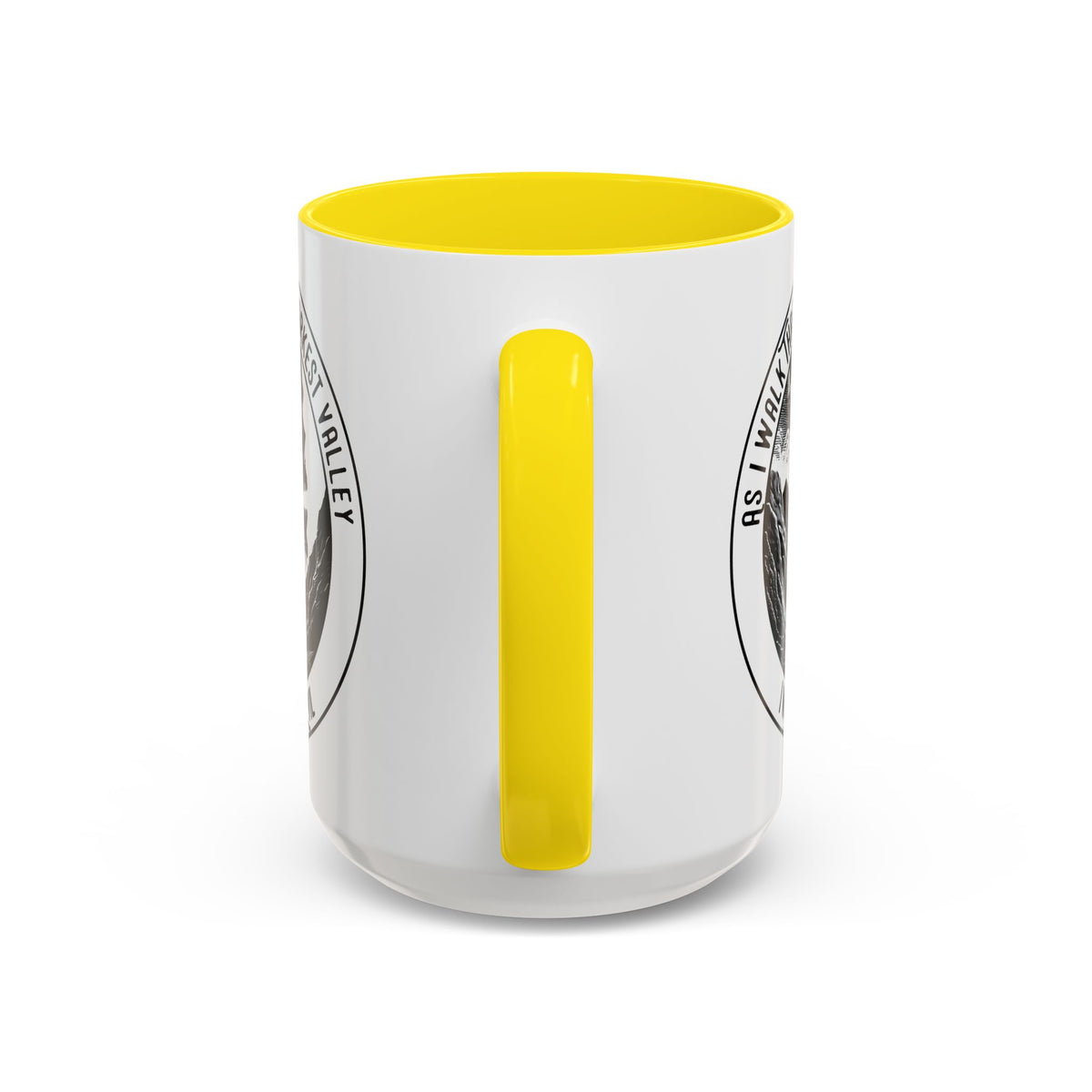 Mug Skull Valley — « Alors que je traverse la vallée de l'ombre de la mort, je ne crains aucun mal » 11/15 oz