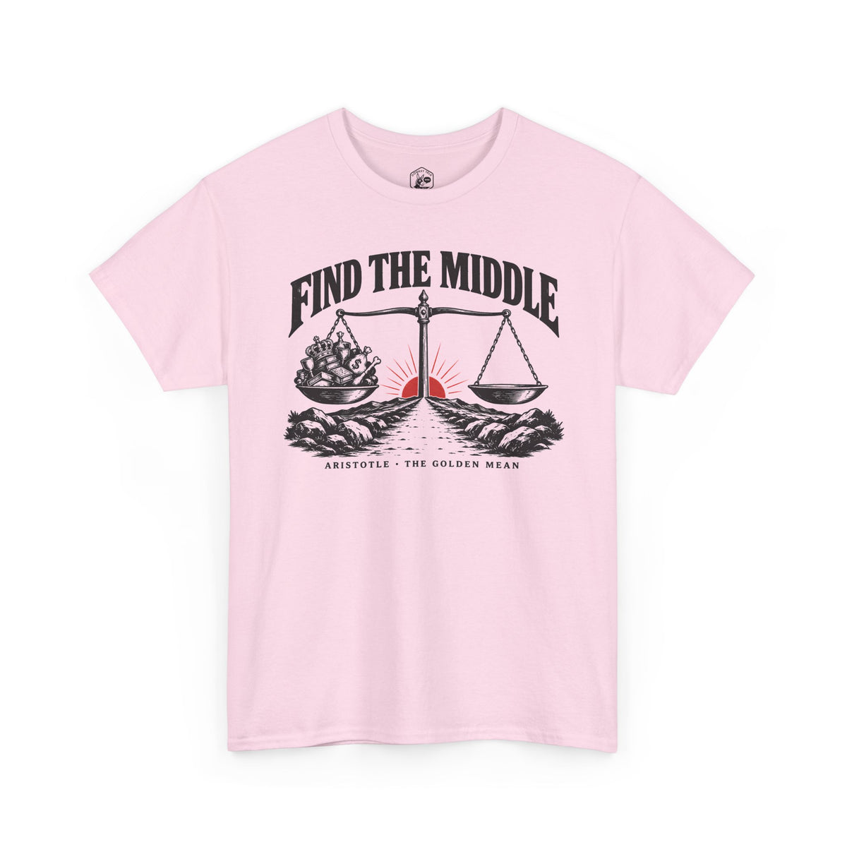 Find the Middle Aristotle T-shirt – Donkey Talk graphic tee