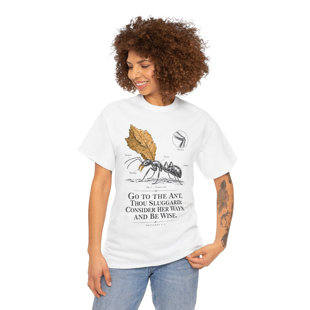 Go to the Ant Engraving T-shirt – Donkey Talk graphic tee