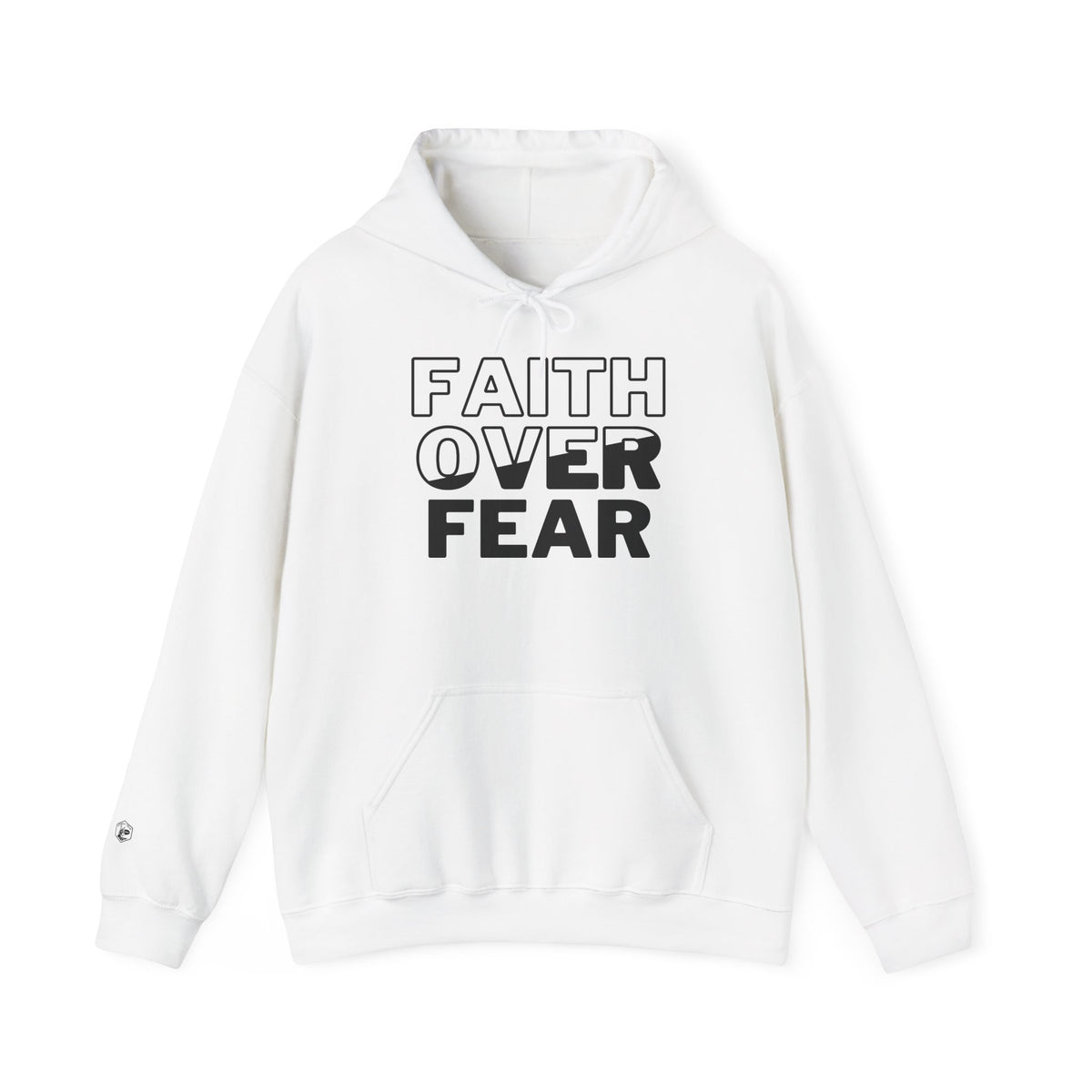 Sweat à capuche unisexe Faith Over Fear | Hoodie confortable et inspirant pour le quotidien