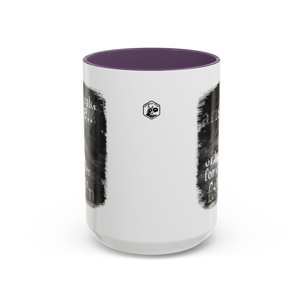Awake Arise or Be Forever Fall'n gothic coffee mug – Donkey Talk ceramic mug