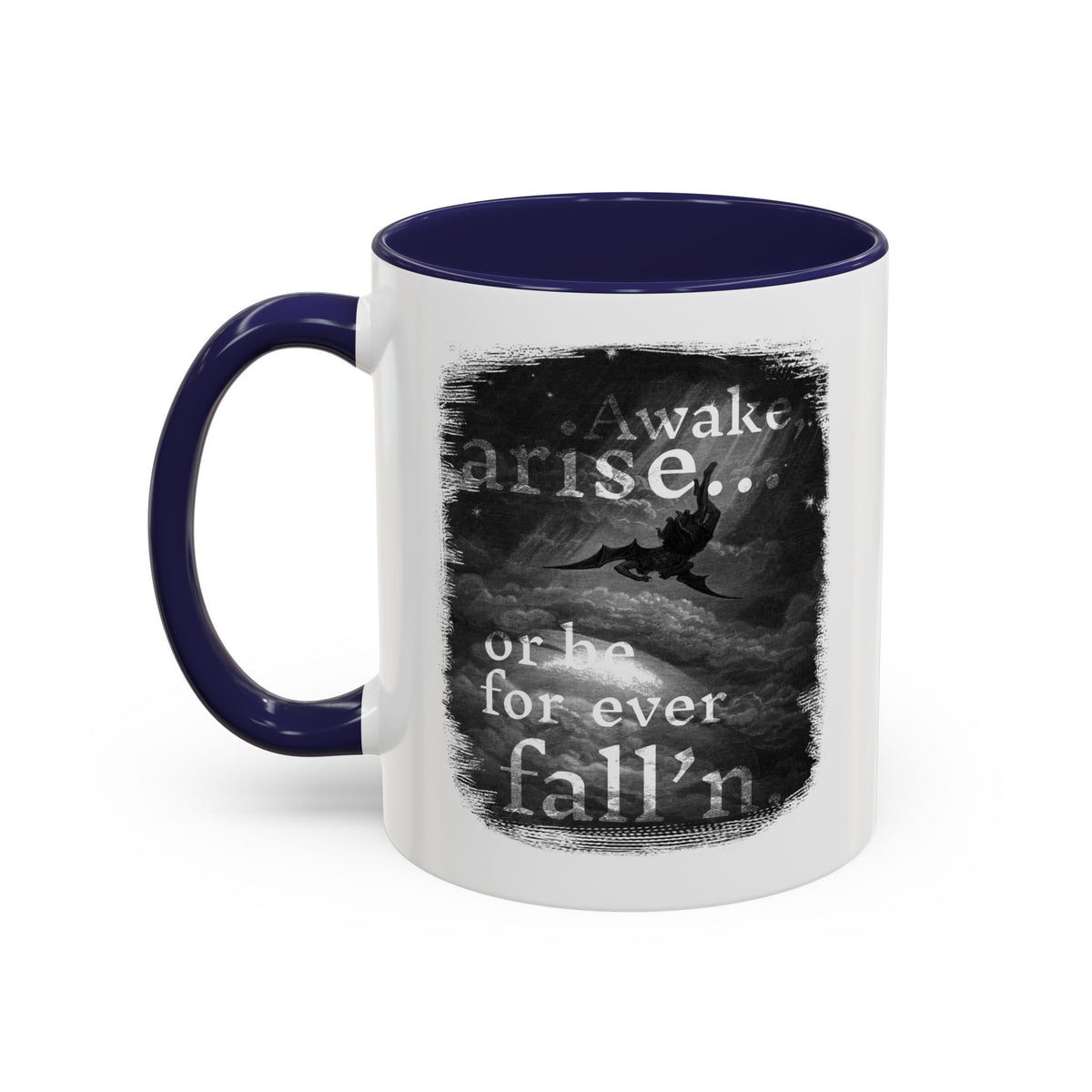 Awake Arise or Be Forever Fall'n gothic coffee mug – Donkey Talk ceramic mug