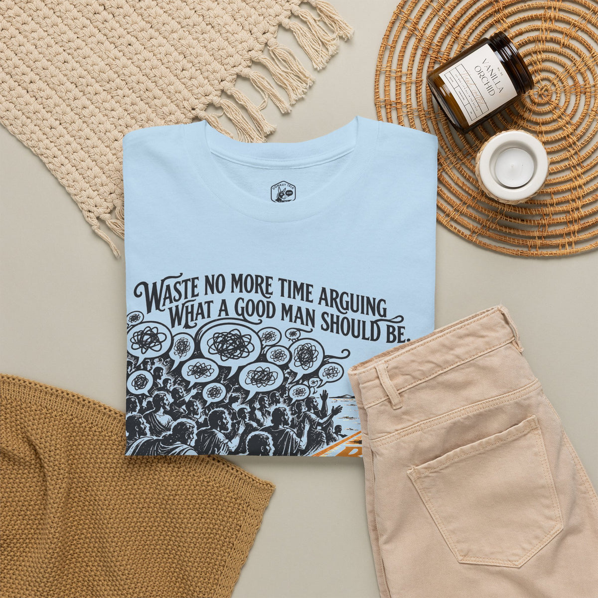 Be One Marcus Aurelius T-shirt – Donkey Talk graphic tee