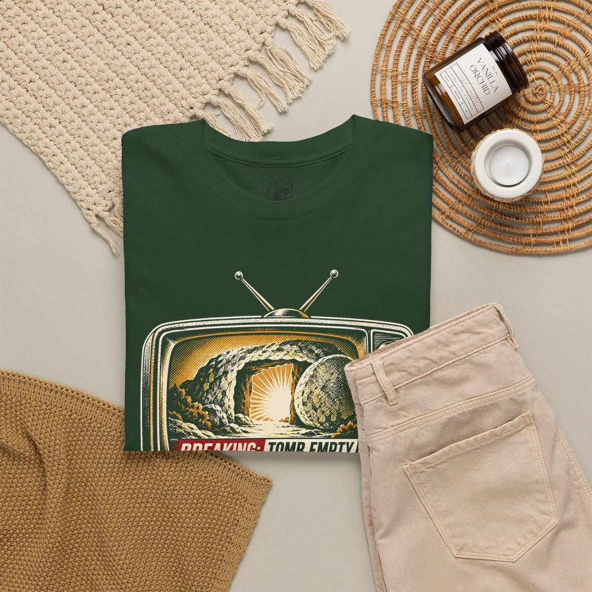 Breaking Tomb Empty Easter T-shirt – Donkey Talk graphic tee