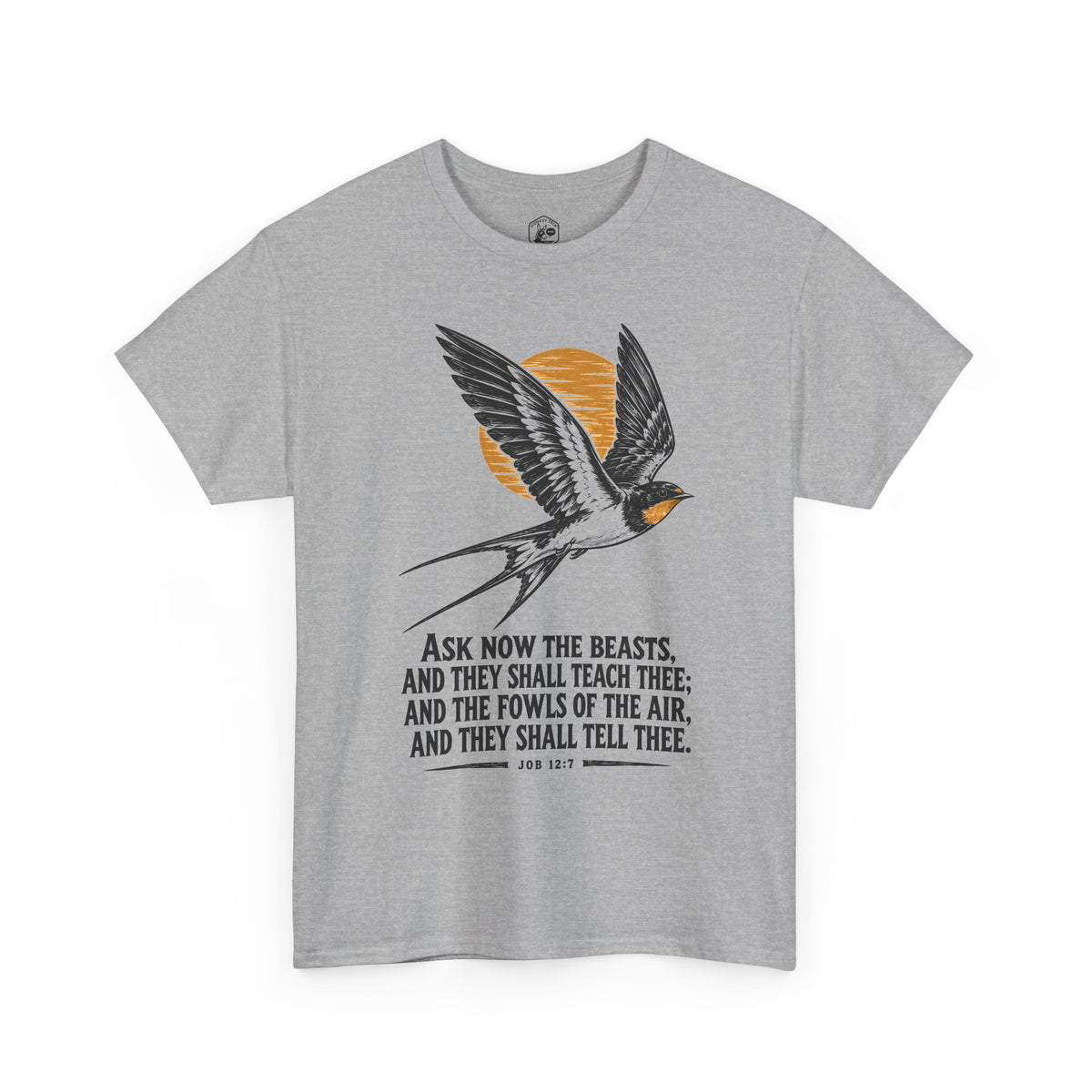 Swallow Linocut T-shirt – Donkey Talk graphic tee