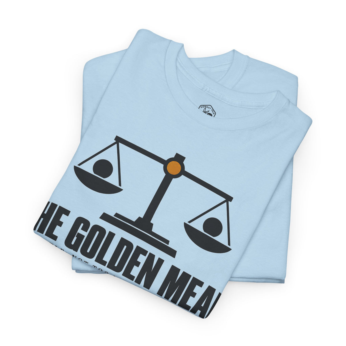 The Golden Mean Aristotle T-shirt – Donkey Talk graphic tee