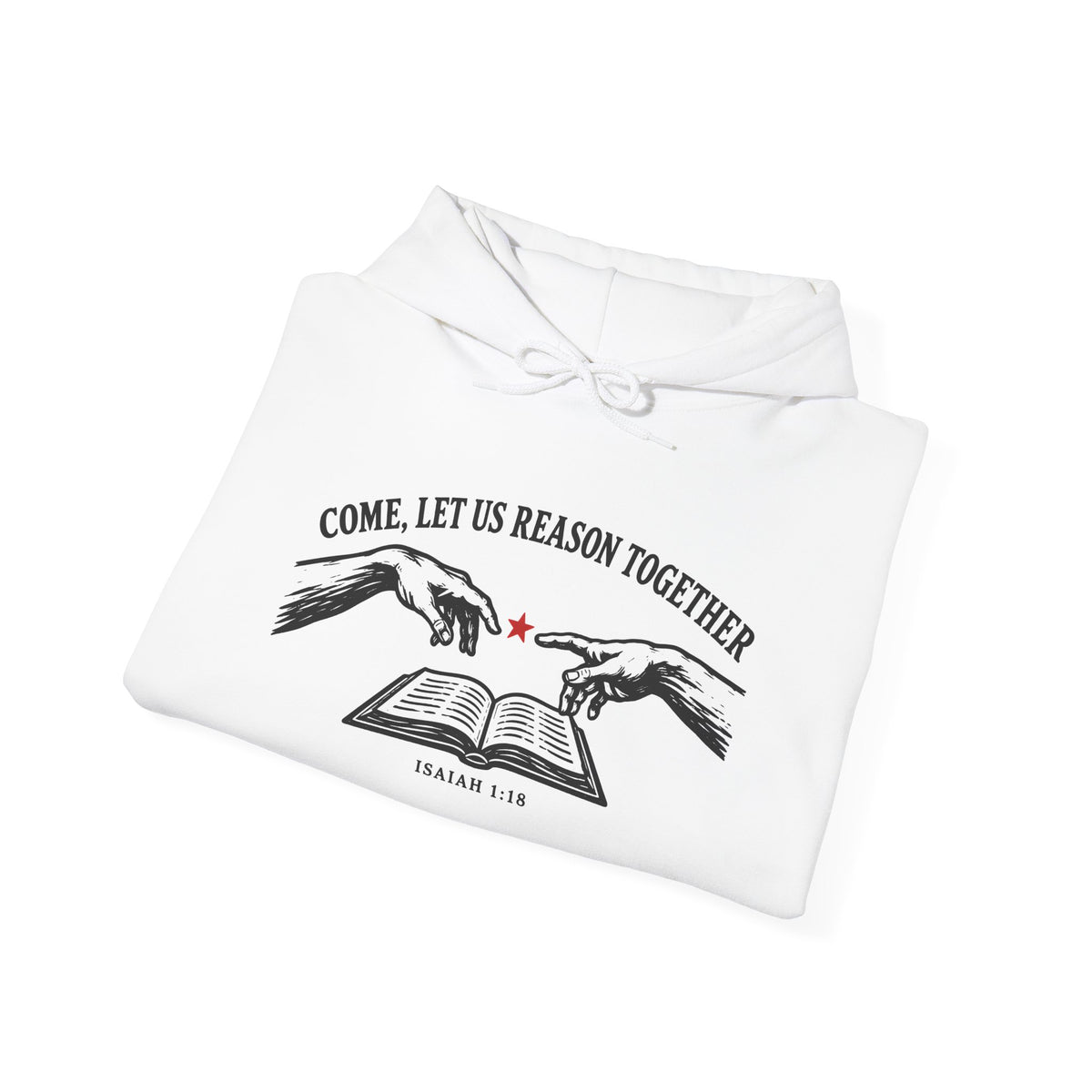 Come, Let Us Reason Together hoodie - Donkey Talk faith and reason unisex hoodie