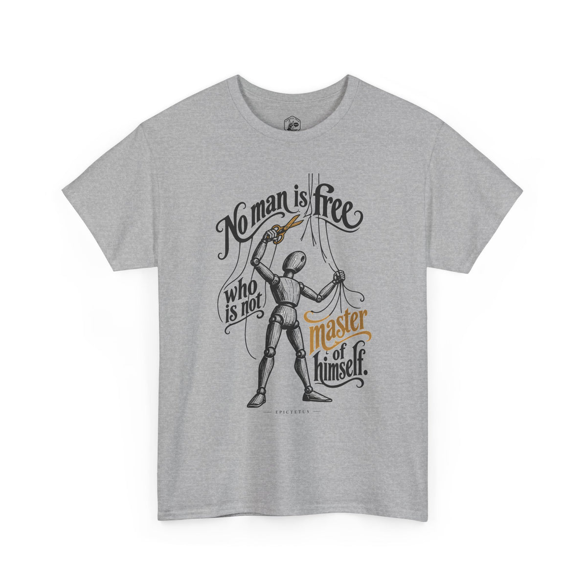 No Man Is Free Who Is Not Master of Himself T-shirt – Donkey Talk graphic tee