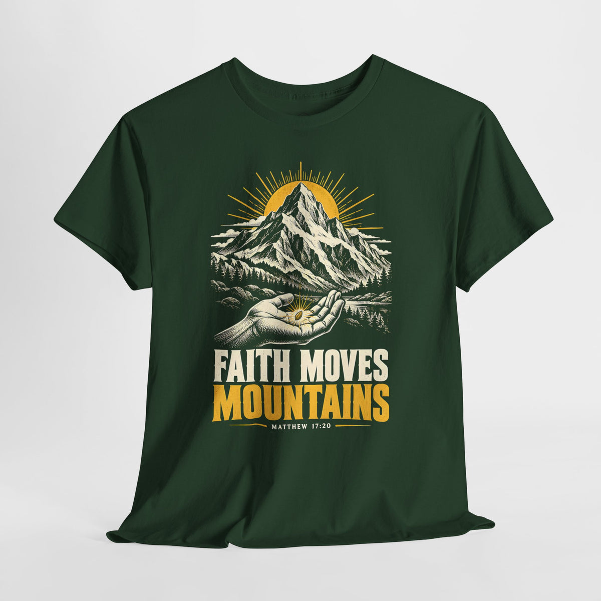 Faith Moves Mountains T-shirt – Donkey Talk graphic tee