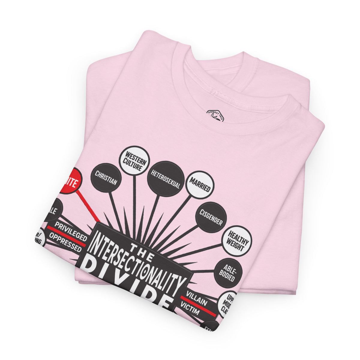 Camiseta gráfica The Intersectionality Divide | Camiseta unisex con mensaje