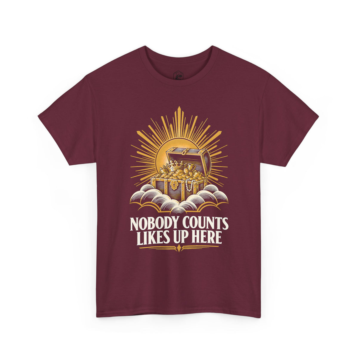 Nobody Counts Likes Up Here T-shirt – Donkey Talk graphic tee